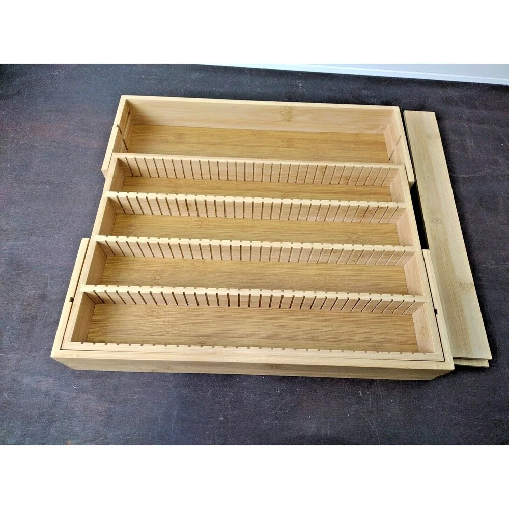 Bamboo K Cup Drawer Organizer Coffee Pod‎ Storage Kitchen Countertop